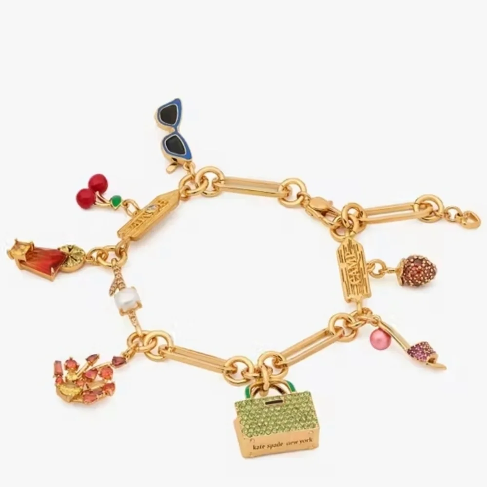 💛🔹️Kate Spade🔹️ Sweet Treasures Charm Bracelet - Picture 7 of 7